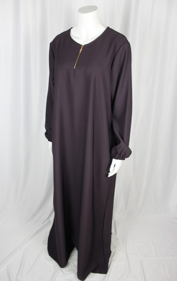 abaya sya aubergine
