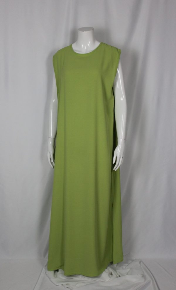 sous-abaya vert pomme
