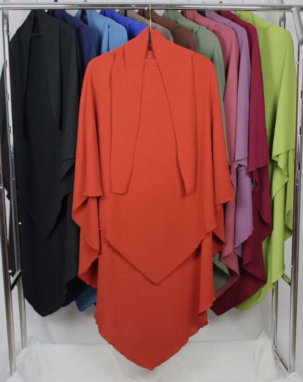 khimar jazz orange rouille