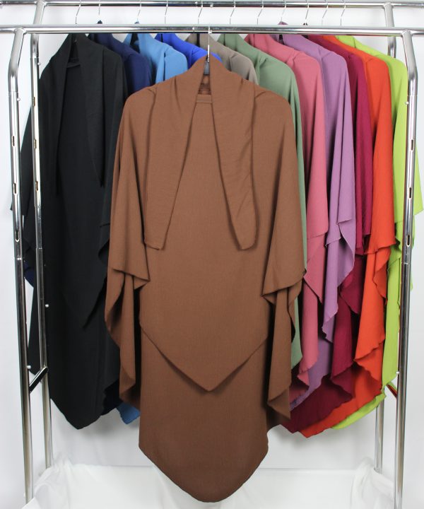 khimar jazz marron chocolat