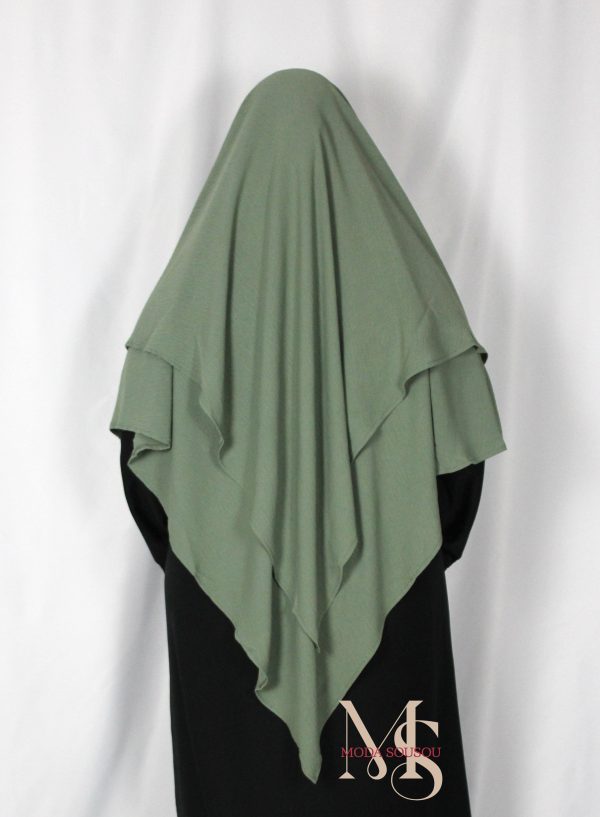 khimar jazz 2 voiles_vert d'eau