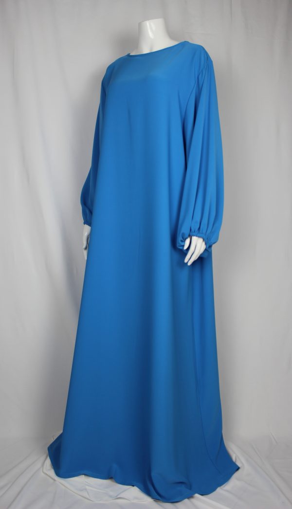 robe bouffante bleu